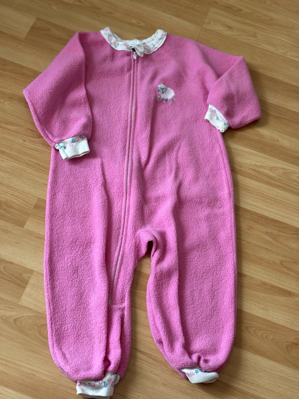 Carter's Vintage Pink Fleece Pajamas